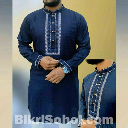 Soft Cotton Embroidery Panjabi